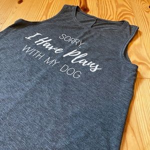 Dog mom tank top